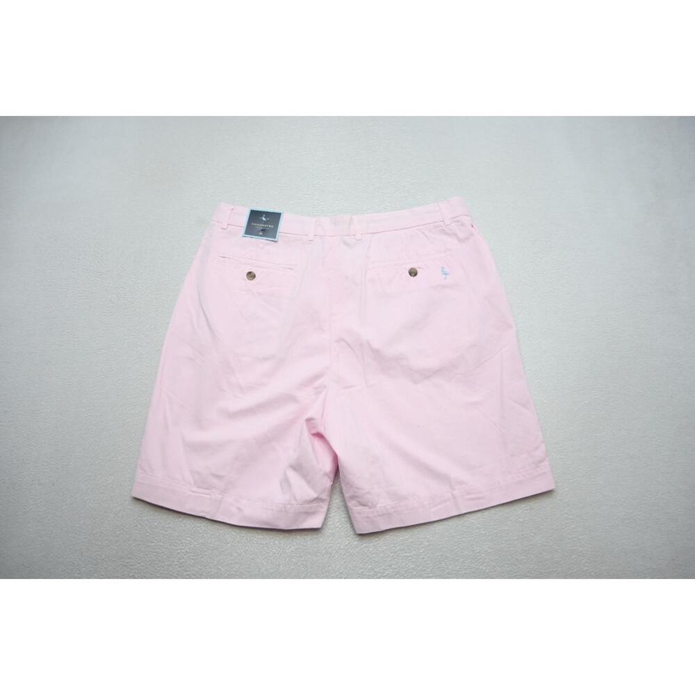 Tailorbyrd Golf Shorts Khaki Chino Pink Flat 7.5" INS Mens Sz 36 NWT - Picture 5 of 6
